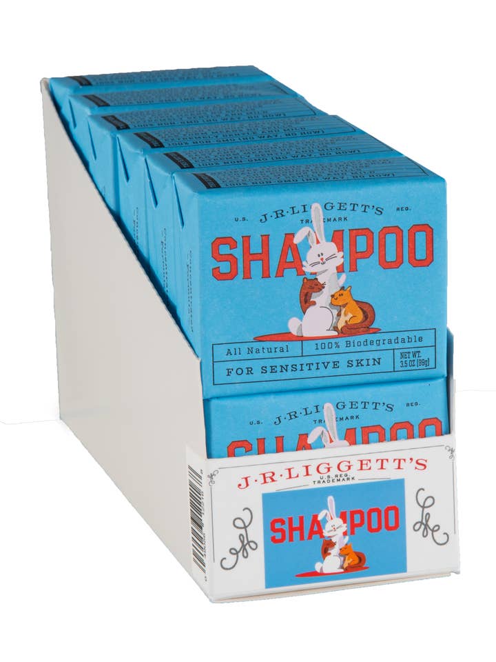 Espositore al dettaglio da 12 bar - Shampoo per piccoli animali per la vendita all'ingrosso da parte di J.R.LIGGETT'S®