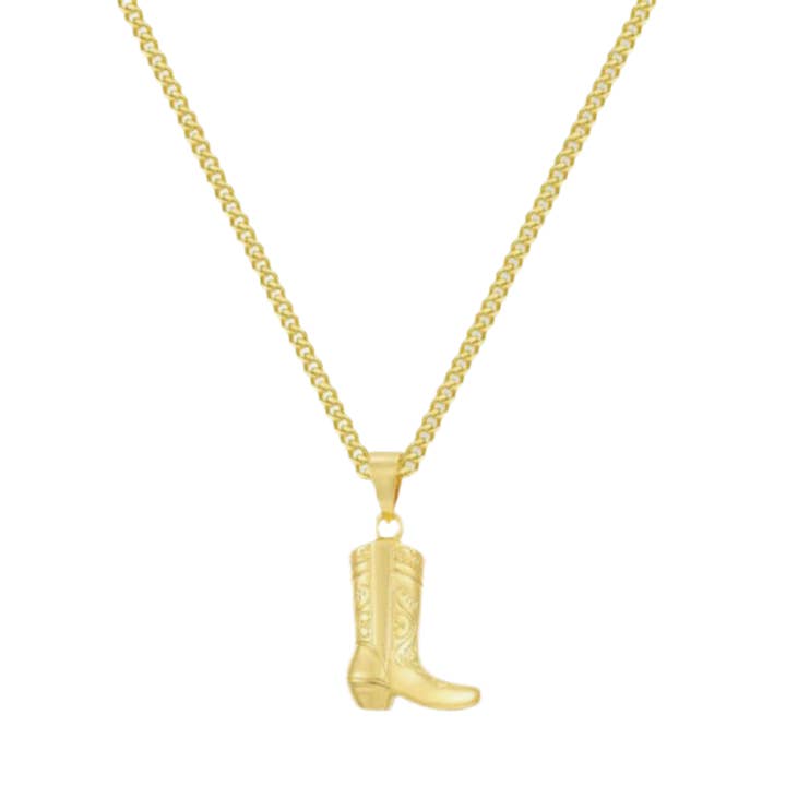 Mini-Cowboystiefel-Halskette für den Großhandel von Glam Bar Bazaar