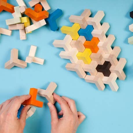 Triada Solar trælegetøj til konstruktion og design for engroshandel hos Mon Petit Art