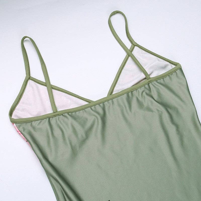 UZ Wholesale Store – wholesale Dress – Women's – Elegant Bodycon Floral Print Strappy Maxi Dress7