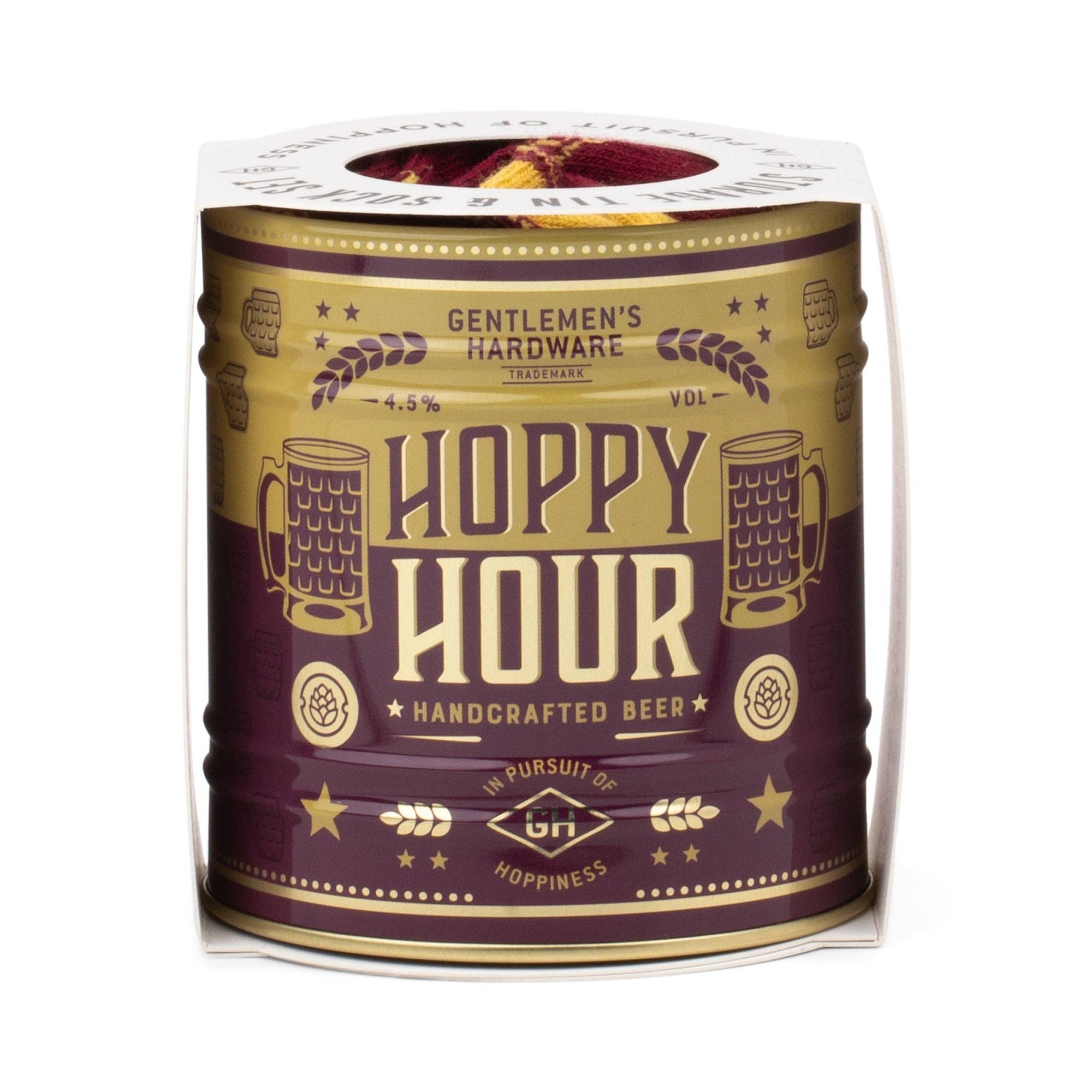 Designworks Collective – wholesale Socks – Men's – Socks in a Can - Beer1