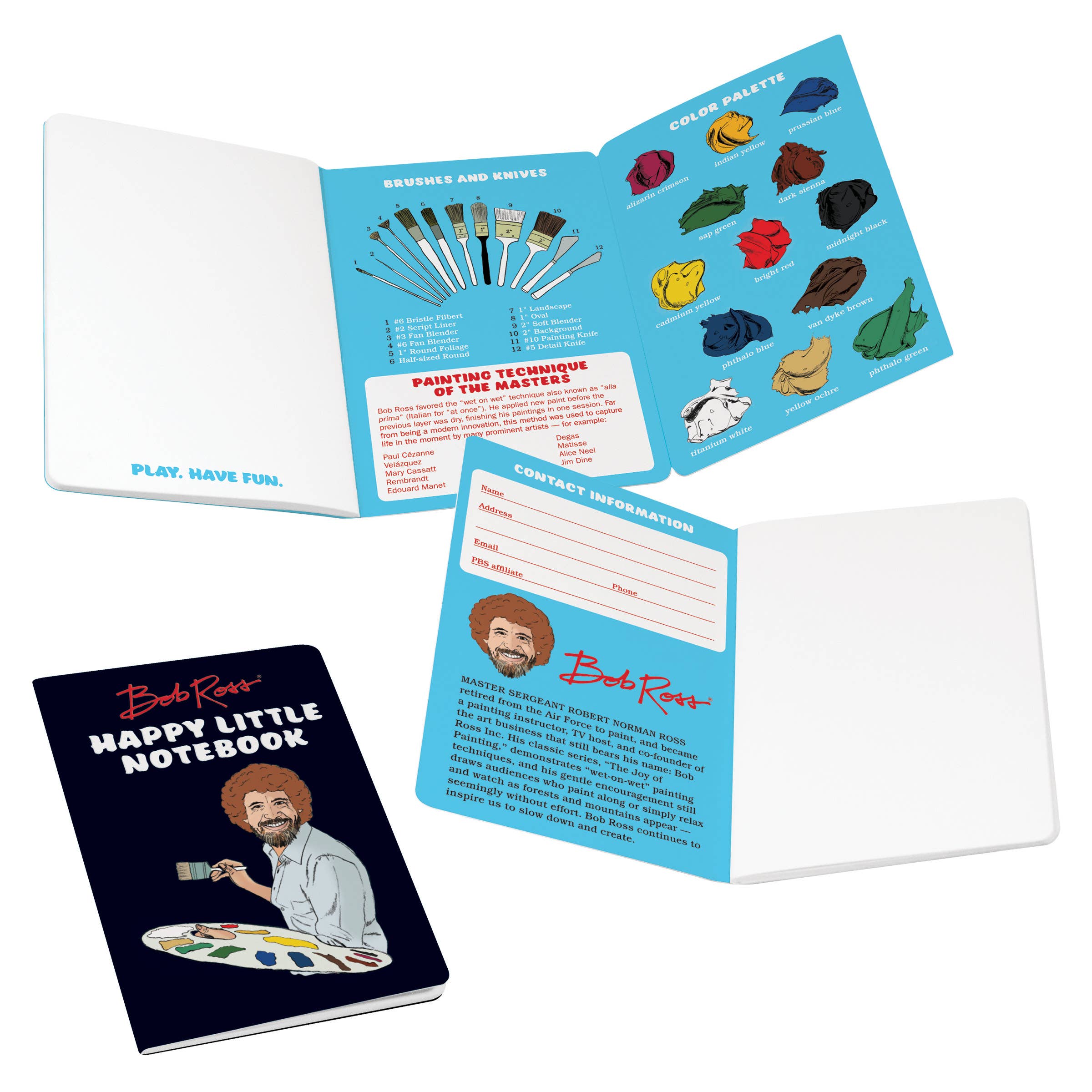 Unemployed Philosophers Guild - Venta al por mayor Cuadernos - Cuaderno Bob Ross2