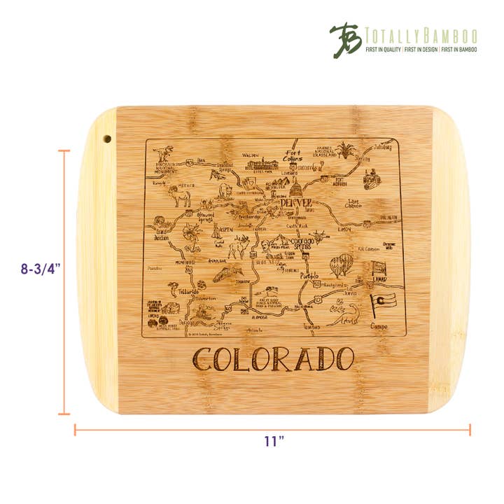 Totally Bamboo - Wholesale Cutting Board - A Slice of Life Colorado Cutting & Charcuterie Board5