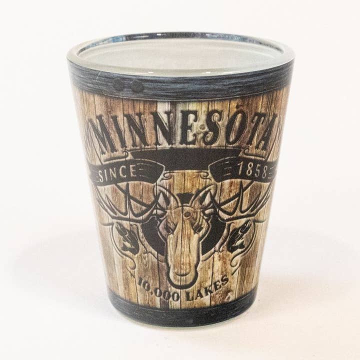 Minnesota Barrel Shot Glass for wholesale by Love From USA