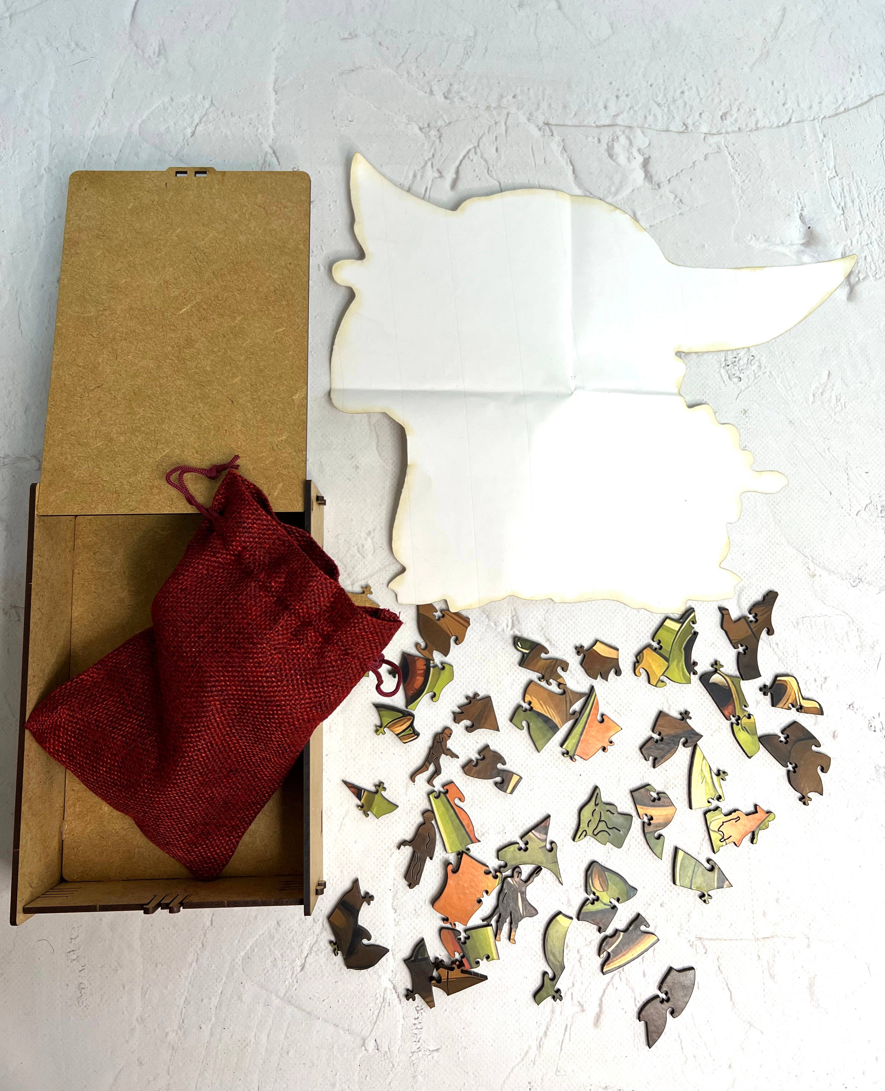 Max Woody™ – wholesale Pussel - Barn – Träpussel Vuxna & Barn Baby Yoda L Storlek 185 st6