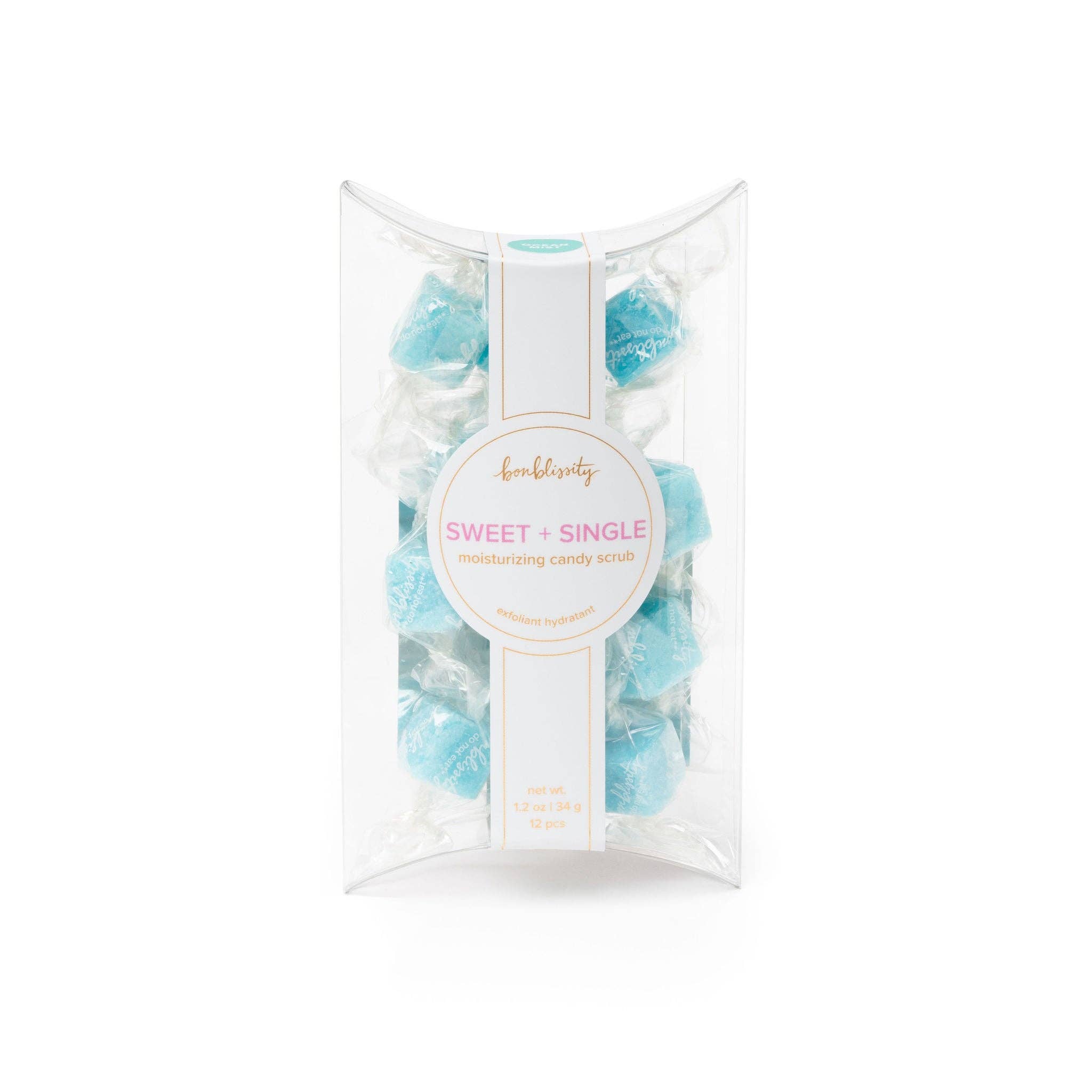 Bonblissity - Vente Gommage/exfoliant pour le corps - Coffret de Mini-Me Gommage au Sucre en Cube - Brise Marine (PDSF 12 $)2