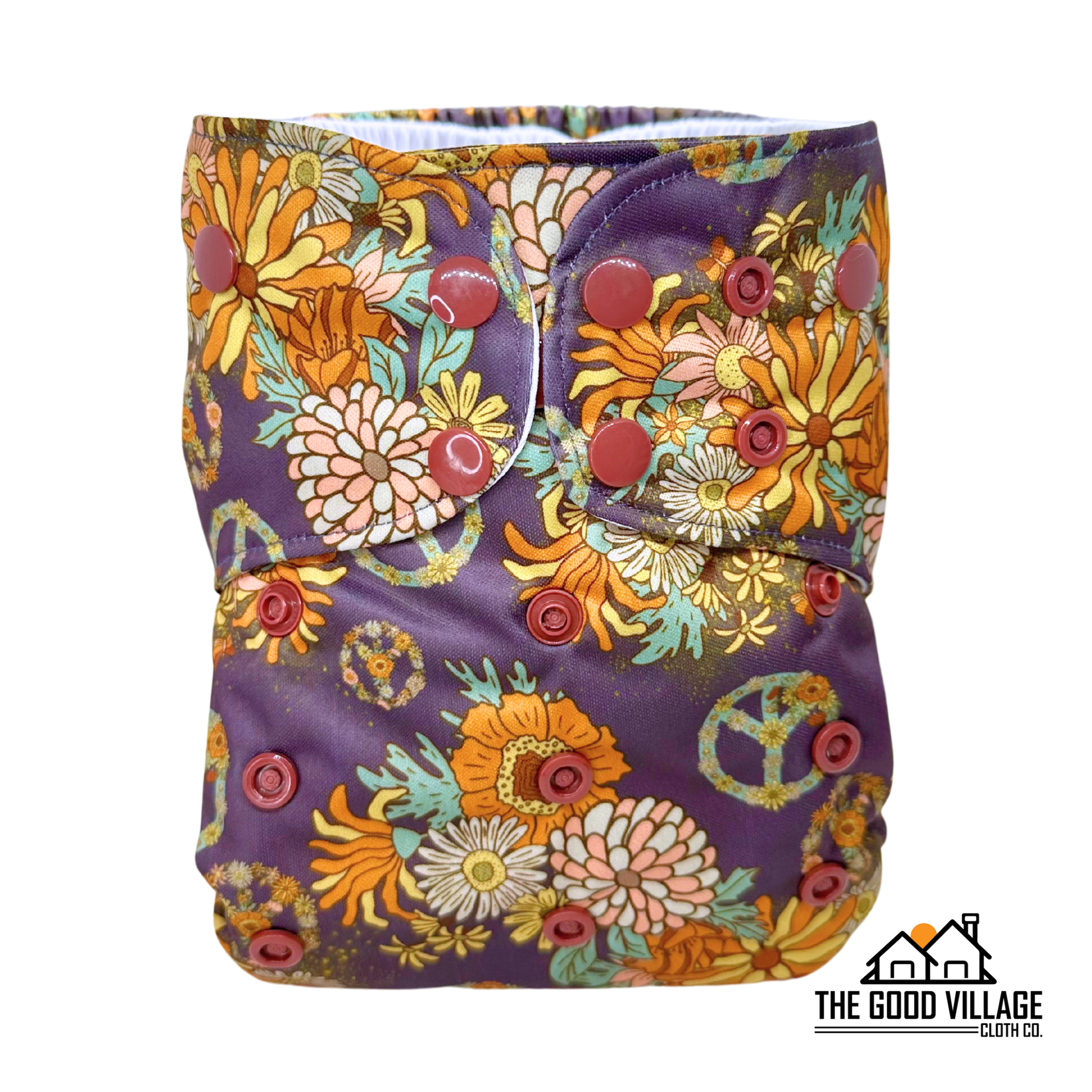 The Good Village Cloth Co + Market – Großhandel Stoffwindel – Baby – Einheitsgröße Pocket-Windel | Boho Botanicals0