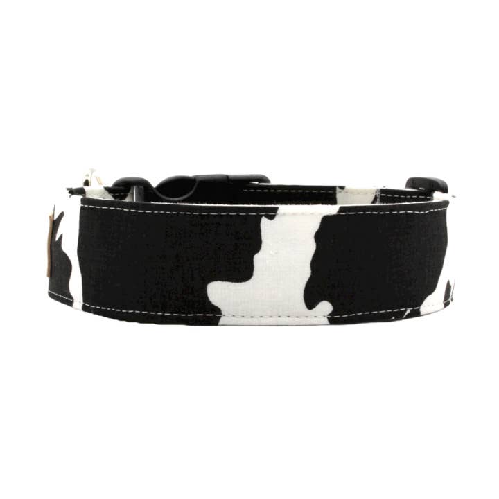 Cow print dog collar - Country dog collar - The Ellie Mae for wholesale by Paper Chasing Collars Dog Accessories