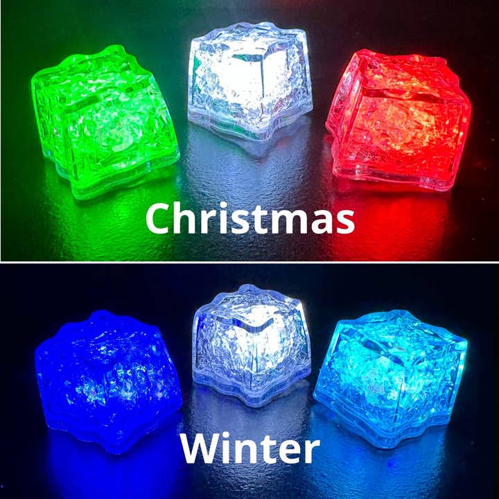 REVO Coolers - Wholesale Light-Up Toy - Kids & Baby - REVO White Light Up Ice Cube | Best cube in the market | 12 Pack