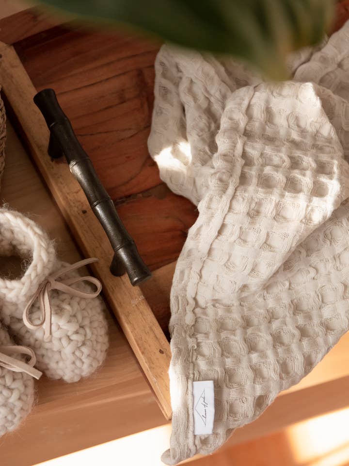 House of Jude - Wholesale Security/Cuddle Blanket - Baby - Waffle Lovey1