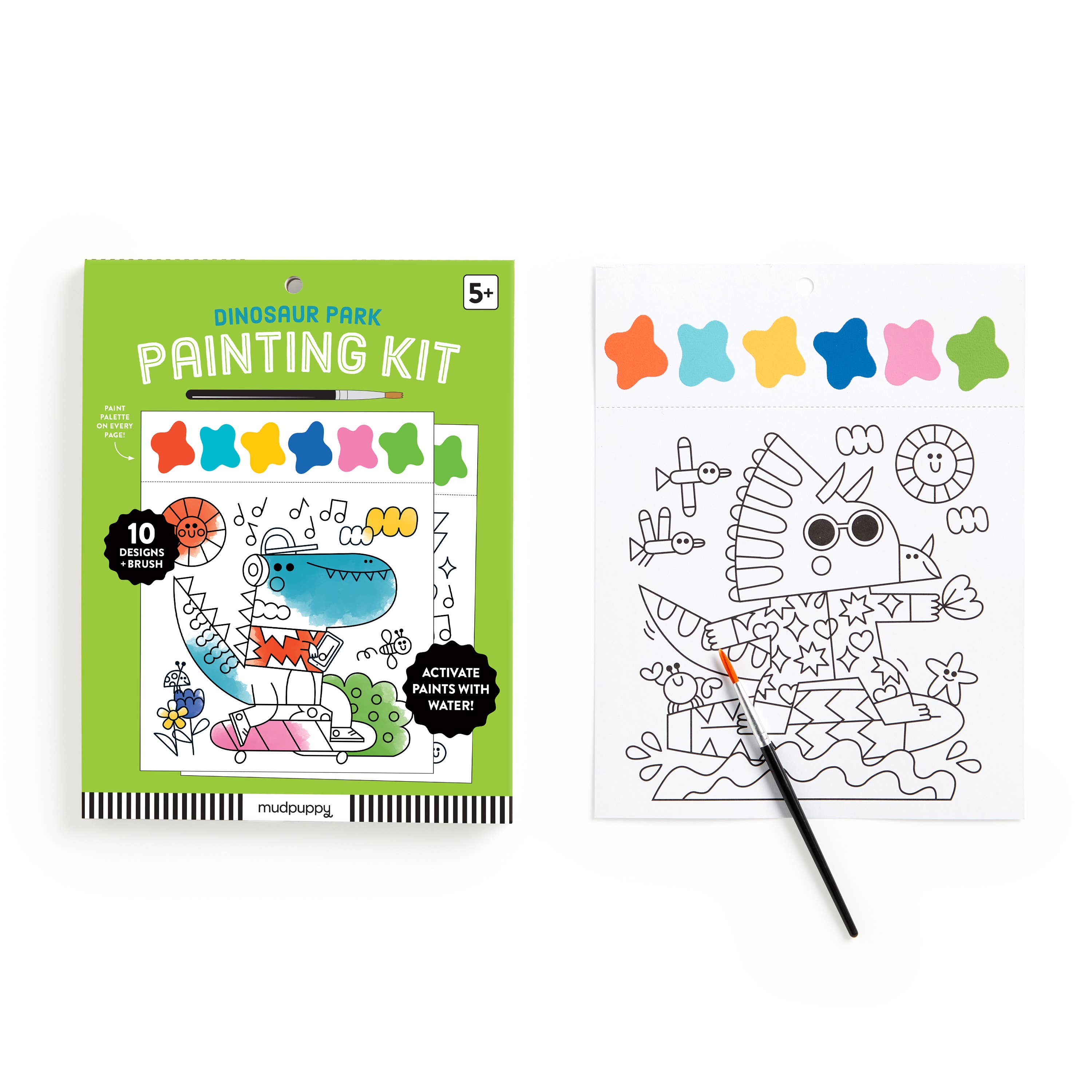 Chronicle Books - Wholesale DIY Craft Kit - Kids - Dinosaur Park Painting Kit5