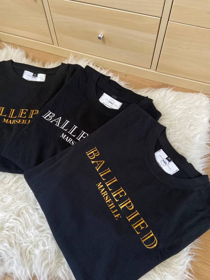 Tee shirt “Ballepied Marseille” pour la vente par wm creation