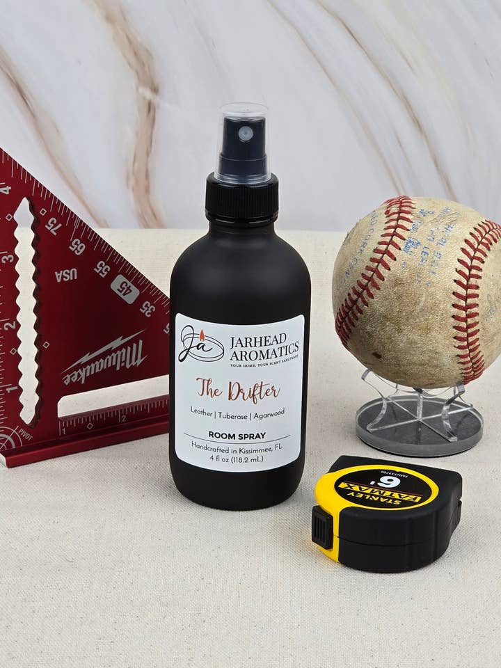 The Drifter - Room Spray - Man Cave Collection for wholesale by Jarhead Aromatics LLC