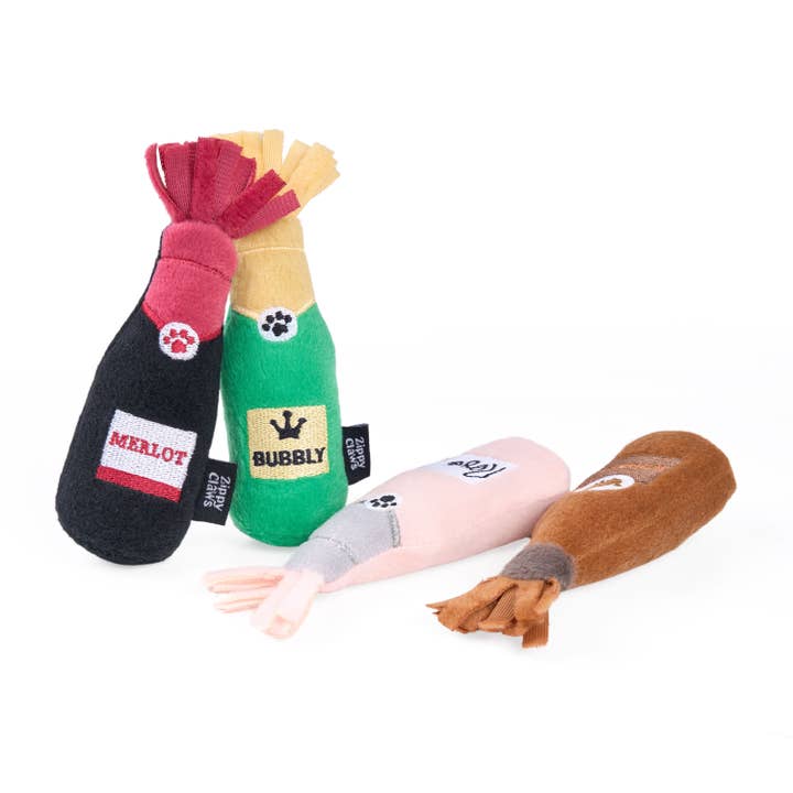 ZippyPaws – wholesale Pet toy – Cat – ZippyClaws® Catnip Crusherz Alcohol 4-Pack5