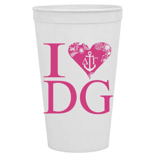 Delta Gamma - ΔΓ - Stadium Cups for wholesale by Sassy Cups