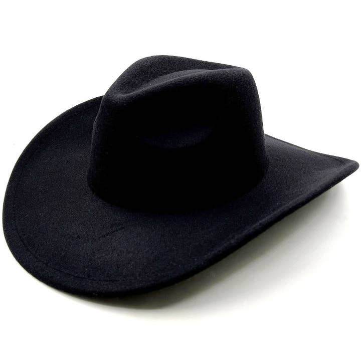 Diacly - Wholesale Cowboy Hat - Unisex - Basic Solid Color Western Cowboy Cowgirl Hat