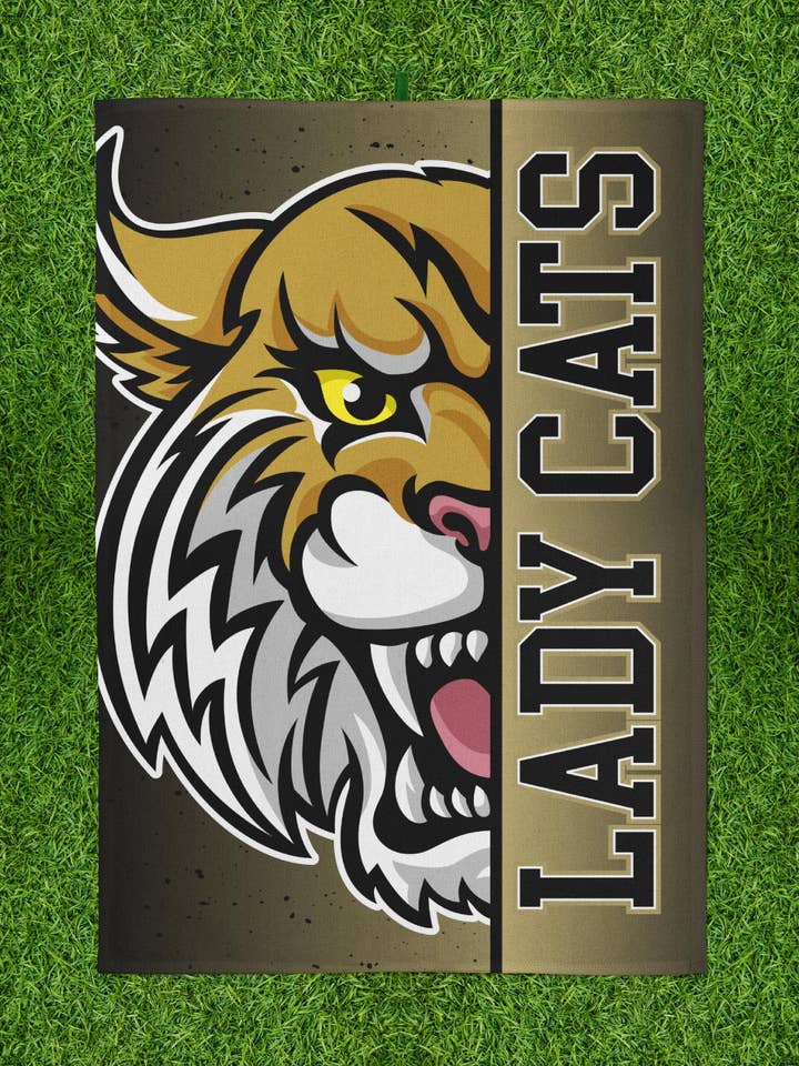 Mascot Ombre Split Custom Rally Towel (RT1030) for wholesale by Hustle+Heart