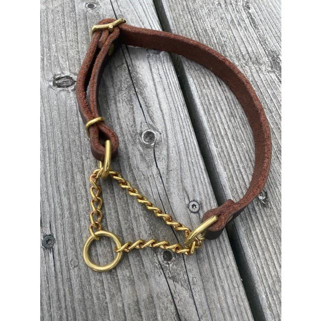 Kenjan - Collier Universel avec Chaîne - 18 mm - Cuir pour la vente par Kenjan Læderværksted