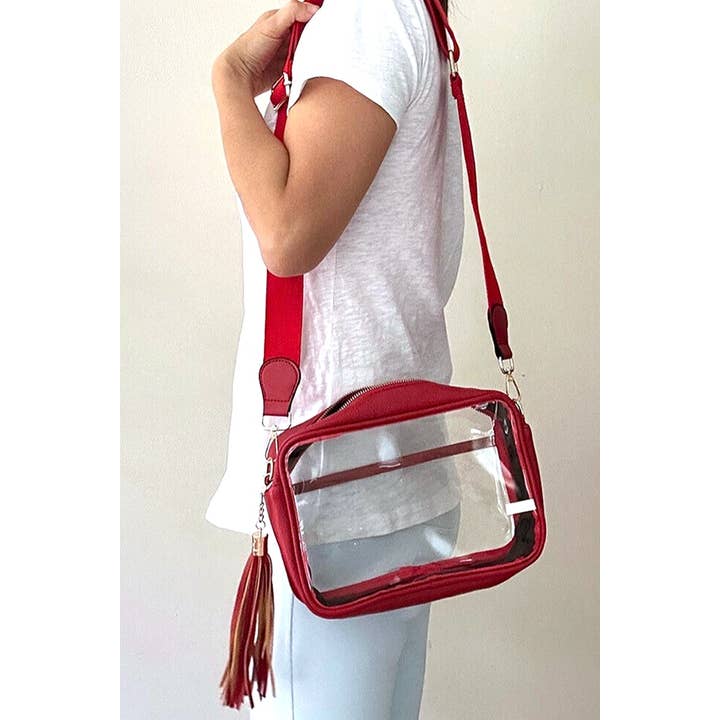 42POPS - Wholesale Crossbody Bag - Women's - `.Game Day Stadium Approved Clear Crossbody Bag26