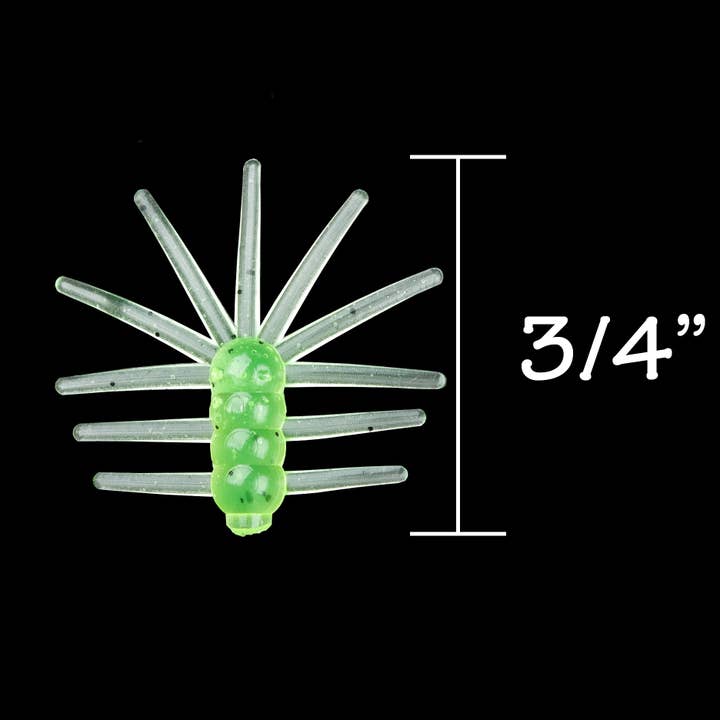 Lake Effect Lures - Wholesale Sporting Accessories - Ice Bug Floppy Body Plastic Bait - 10 Pack3