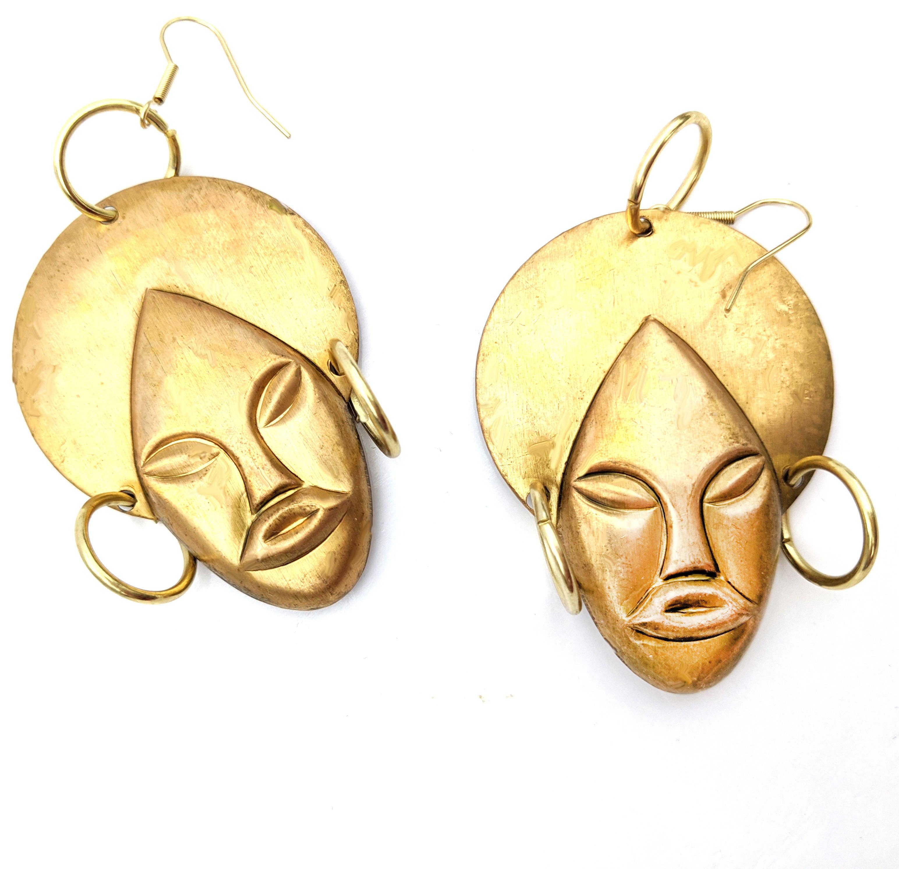 Gay Isber Designs - Wholesale Dangle Earrings - Brass Genie Earrings USA Gay Isber gift bag XL0