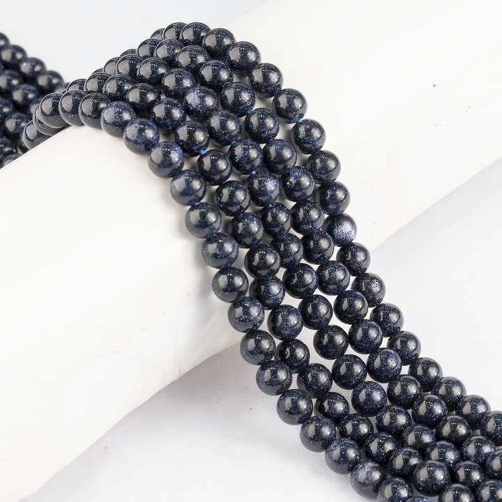 Crystal Jewelry Beads | Blue Sandstone | Gemstone Beads for wholesale by Soothing Crystals Beads
