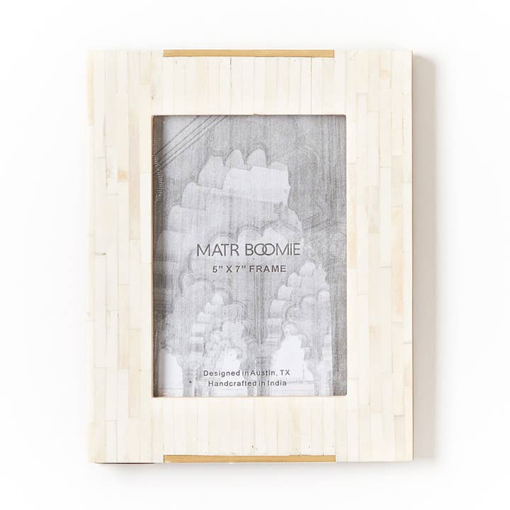 Mukhendu 5x7 Picture Frame - Carved Bone, Brass Accent and other Purchase Wholesale 5x7 frames. Free Returns & Net 60 Terms on Faire trending on Faire.