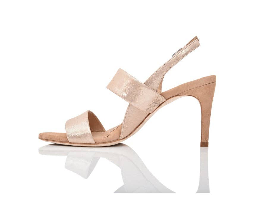 Joan Oloff Shoes - Wholesale High Heels - Women's - Fortune  Fawn Shimmer Suede2