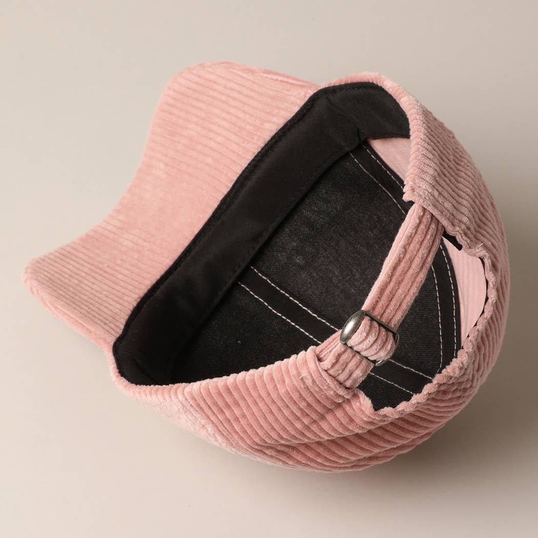 Fashion City - Vente Casquette de baseball – unisexe - Casquette de baseball en velours côtelé avec écusson chenille « cat mom »11