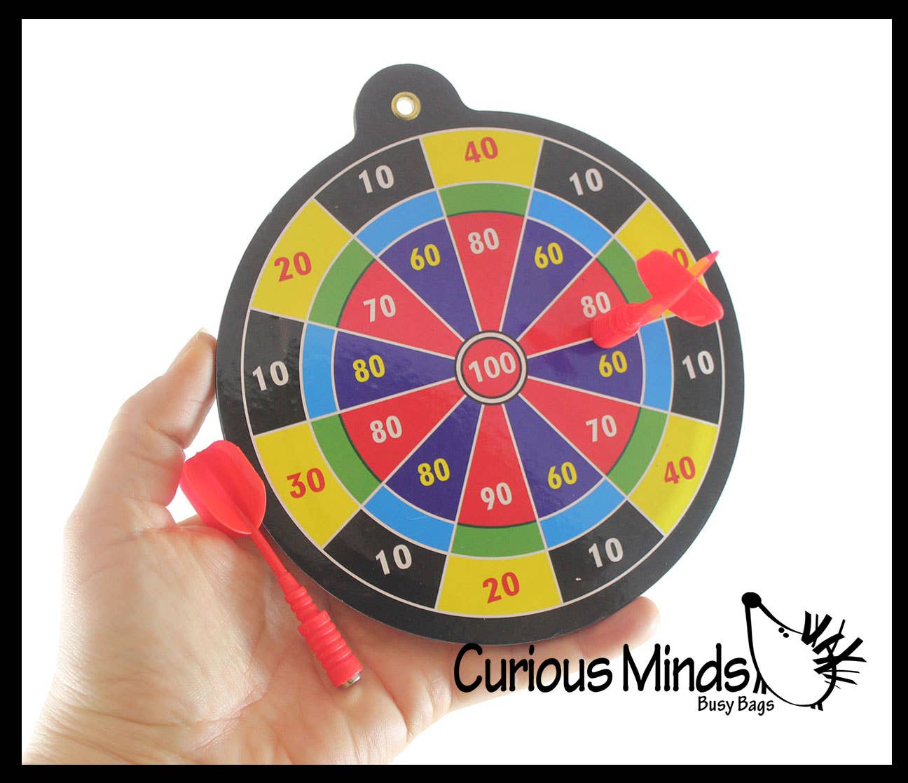 Curious Minds Toys - Wholesale Sporting Game - Kids & Baby - 1 Small Safe Magnetic Dart Board - Dart Game with Darts1