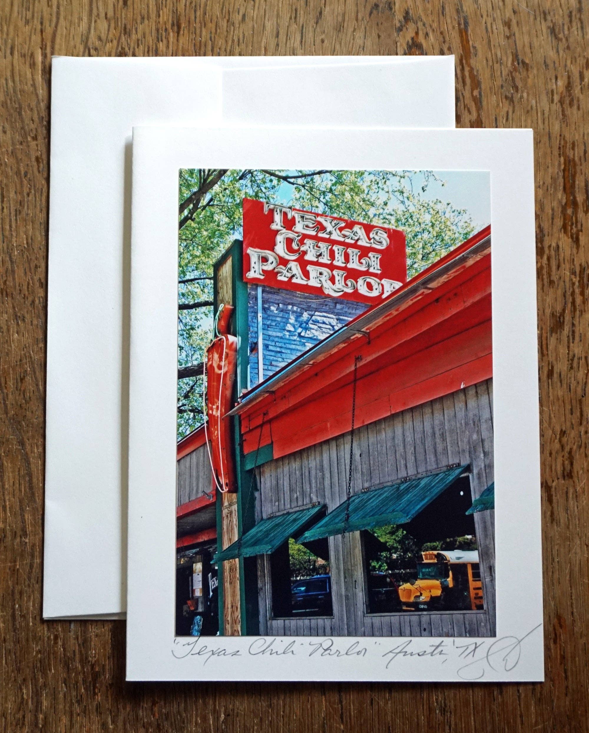 Ann Woodall Studios - Wholesale Everyday Greeting Card - Texas Chili Parlor1