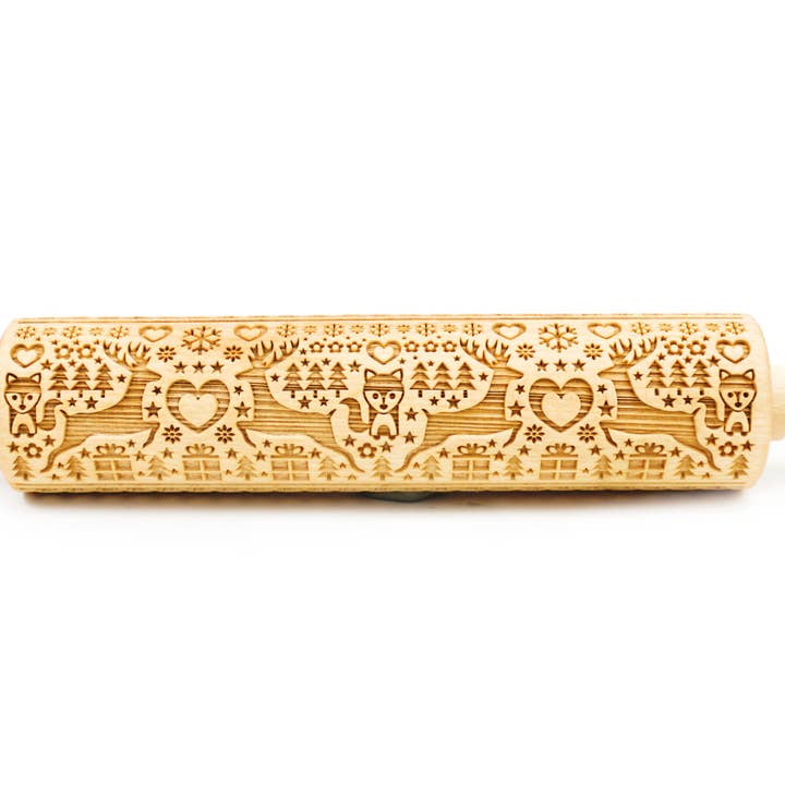 Grand rouleau à pâtisserie Magic Christmas pour la vente par Folkroll