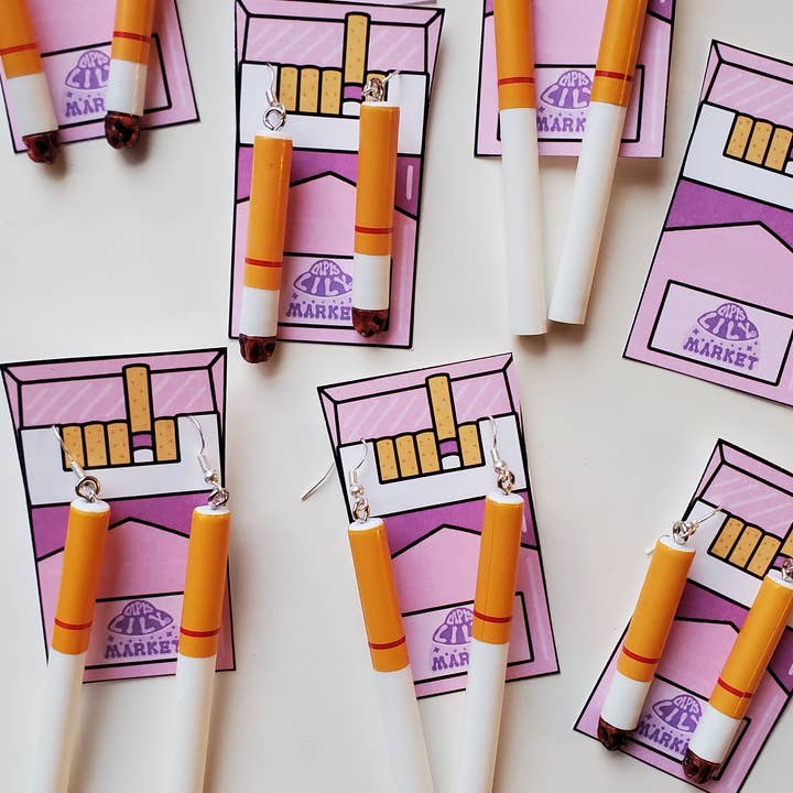 Cigarette earrings and other Purchase Wholesale guillotine. Free Returns & Net 60 Terms on Faire trending on Faire.