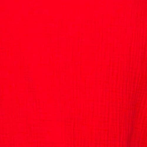 BLOUSE GRANDE TAILLE EN GAZE À MANCHES COURTES ET COL FENDU pour la vente par Curve Market