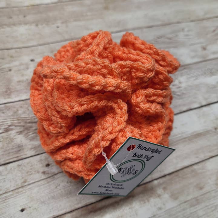 Kilted Suds - Wholesale Bath Pouf/Sponge - Coral Shower Puff Bath Sponge