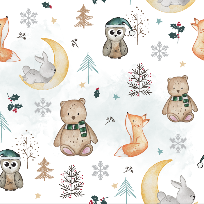 Itti - Wholesale Bib - Baby - Sleeved Smock / Bib - Winter Wonderland1