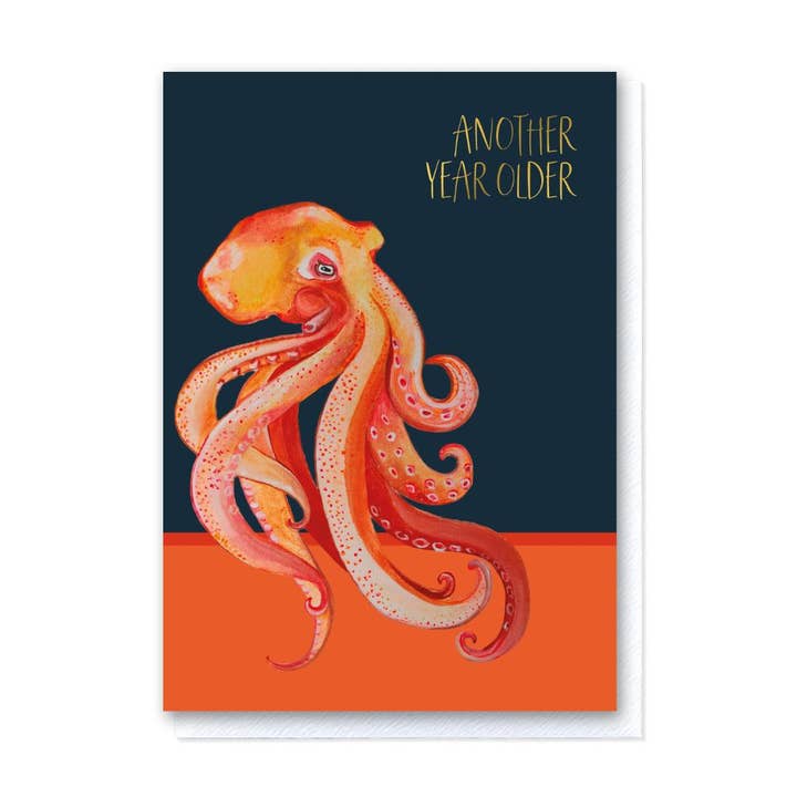 Oscar Octopus - Another Year Older for wholesale by Grace Jackson Design
