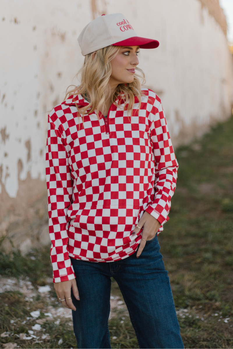 Sterling Kreek - Wholesale Sweatshirt - Women's - Pep Rally Pullover - Red1