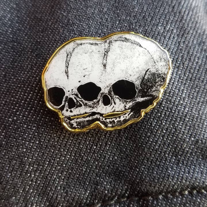 Defensive Wounds – Alfinete/botão de lapela por atacado – Pin Telema Dourado3