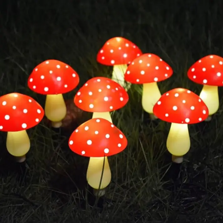 Kiyo Home – wholesale Outdoor/lawn light – Colorful Outdoor Solar Mushroom Lights | LED Outdoor Lights1