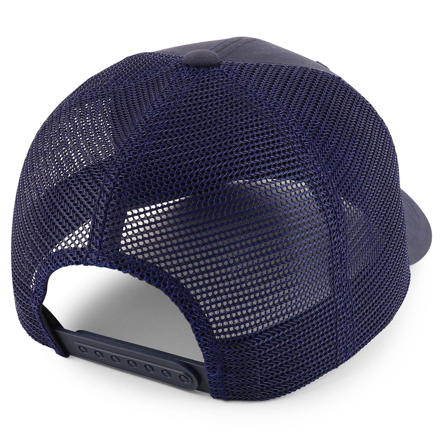 Trendy Apparel Shop – Großhandel Trucker-Cap – Unisex – Übergroße Trucker-Kappe aus strukturiertem, gebogenem Netzstoff mit Schnappverschluss, XXL6