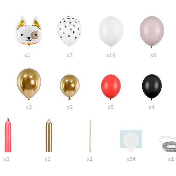 Ellie's Party Supply - Wholesale Balloon - Dog Balloon Bouquet Kit - Puppy-Themed Party Decorations | 33x61 Inches1