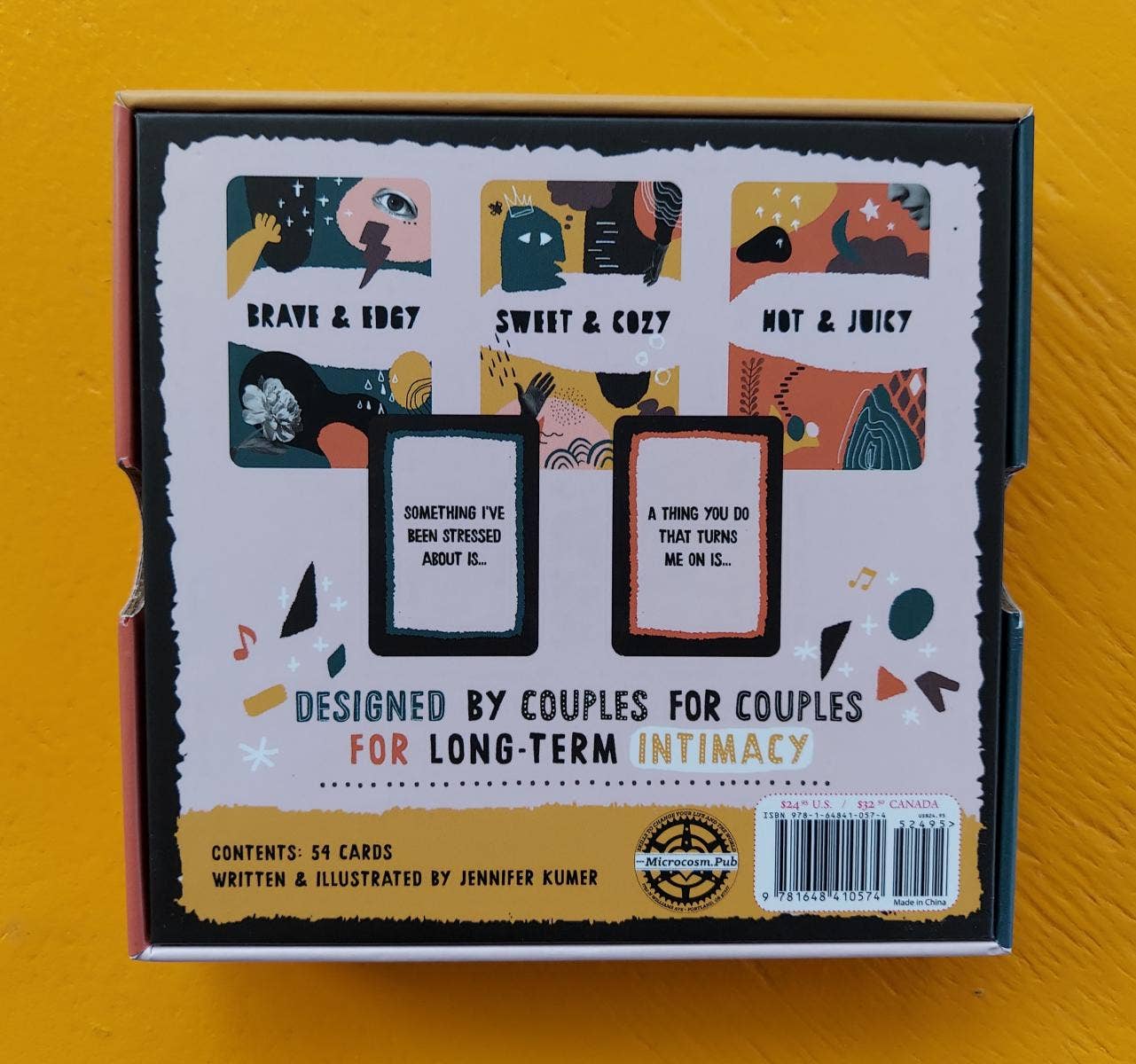 Microcosm Publishing & Distribution - Wholesale Kaartspel - Kaarten voor koppels: 54 prompts voor intieme gesprekken5