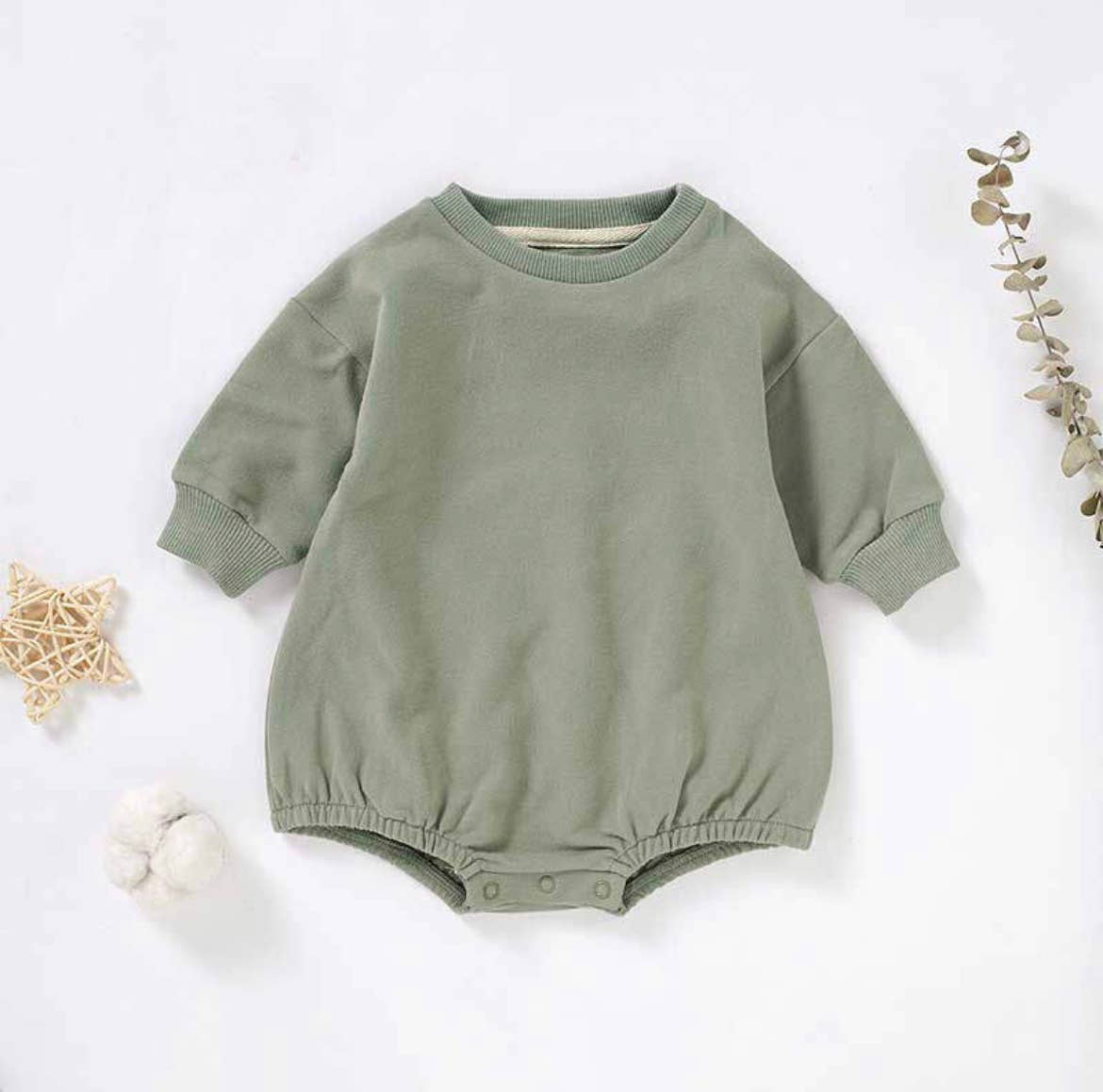 Boho + Babe - Wholesale Bodysuit (Non-Footed) - Baby - Sweater Bubble Sweater Romper 0