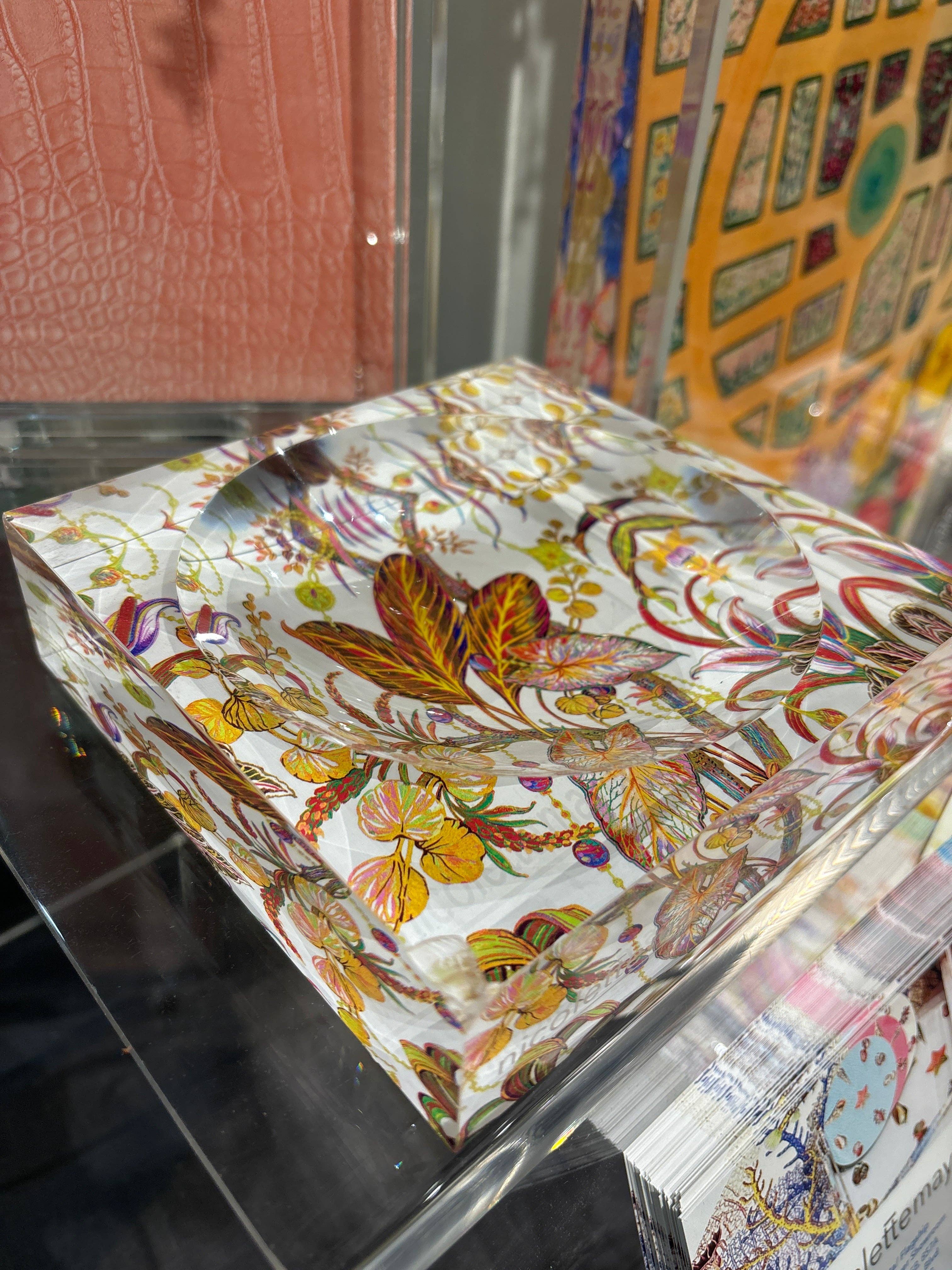 Multicolor Amazonia Splendor Acrylic Candy Catchall Dish for wholesale on Faire4