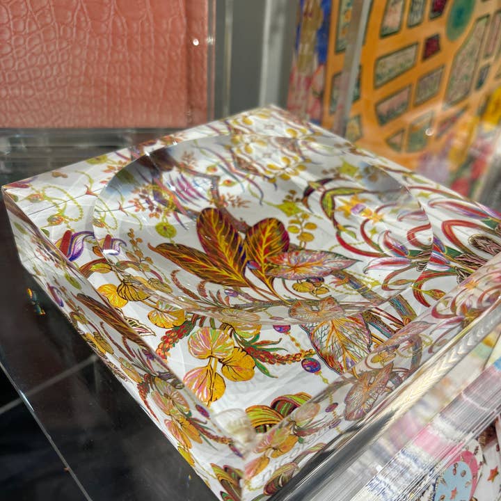 Multicolor Amazonia Splendor Acrylic Candy Catchall Dish for wholesale on Faire4