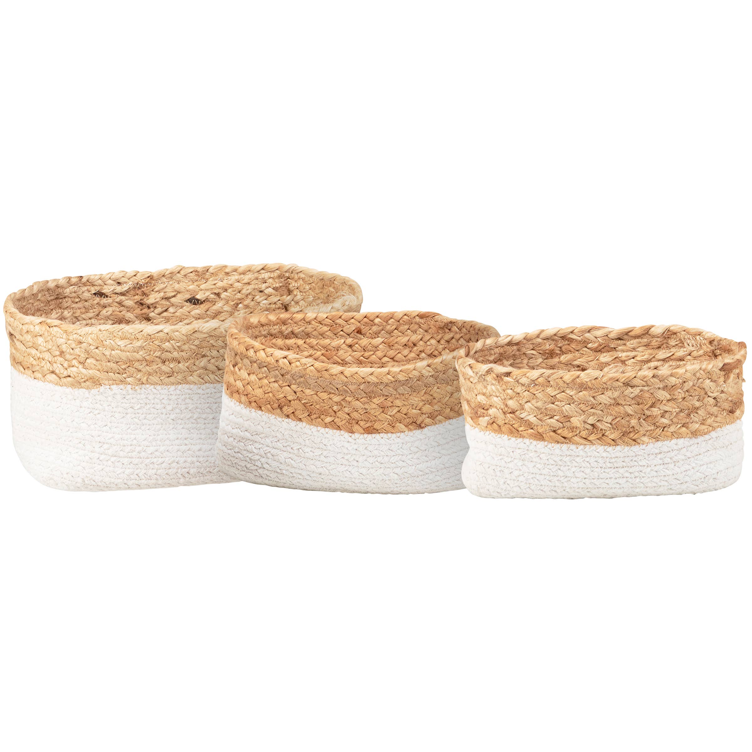 Primitives by Kathy - Wholesale Storage Bin - Braided  Basket Set1