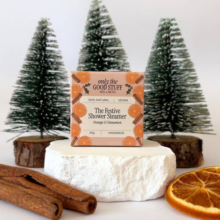 Only The Good Stuff UK – wholesale Shower steamer/bomb – The Festive Shower Steamer3