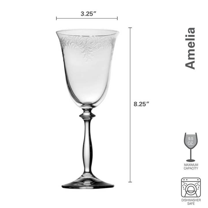 Mikasa - Wholesale Wine Glass - Mikasa Amelia White Wine 9.5OZ S/42