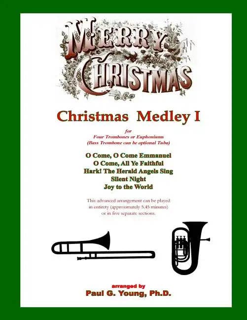 Books by splitShops - Wholesale Crafts, Hobbies & DIY - Christmas Medley I: for Four Trombones or Euphoniums and Tuba - Paperback0